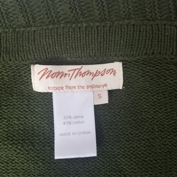 NORM THOMPSON Imprinted Cardigan - Picture 4 of 8